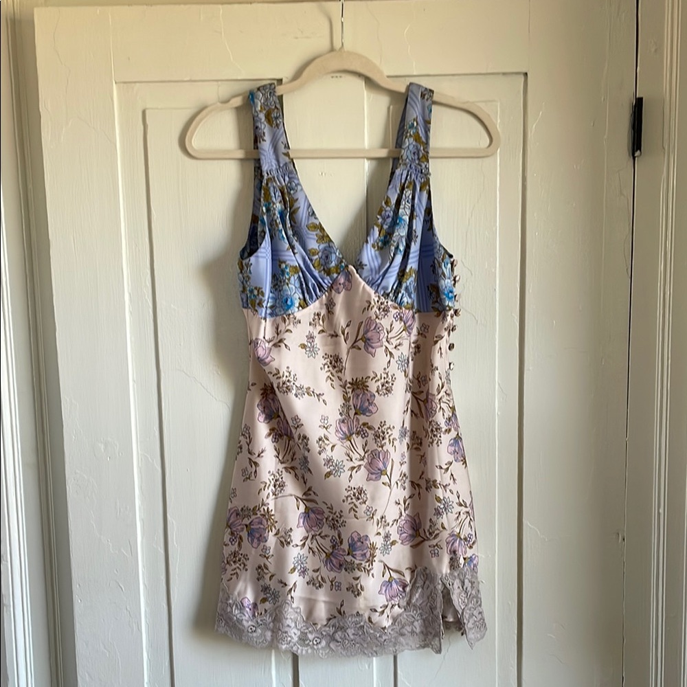 Floral Lace Slip Dress